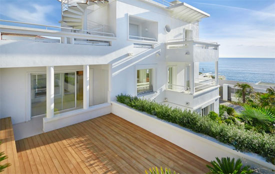 Art deco villa with private beach in Cap D'Antibes, Cote D'Azur, south east France