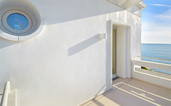 Art deco villa with private beach in Cap D'Antibes, Cote D'Azur, south east France