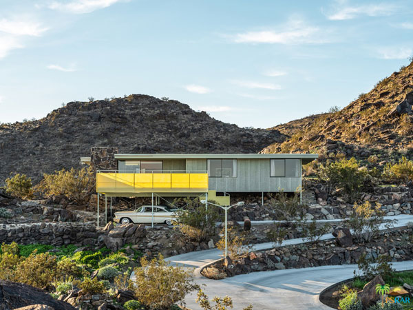 1950s Albert Frey-designed Cree House in Cathedral City, California, USA