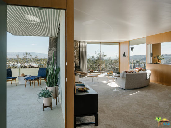 1950s Albert Frey-designed Cree House in Cathedral City, California, USA
