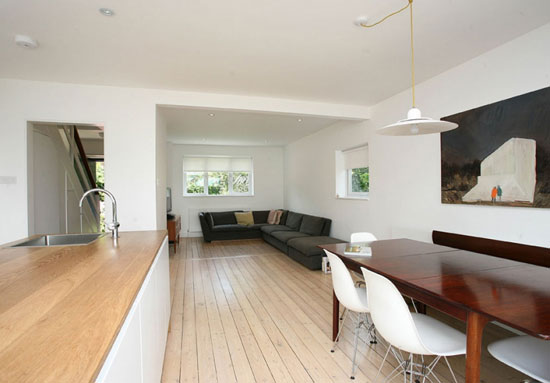 On the market: 1960s Child Brothers-designed three-bedroom townhouse in Whitstable, Kent