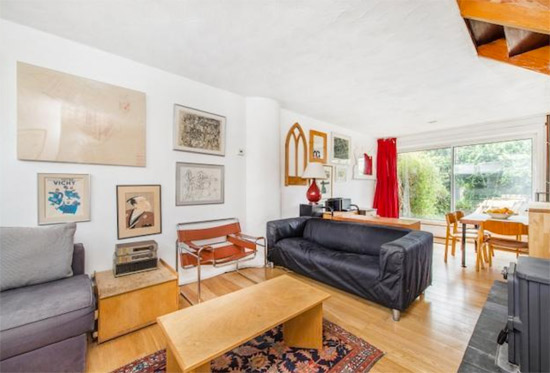 In need of renovation: Three-bedroom terraced property in the Chamberlin, Powell and Bon-designed Vanbrugh Park Estate, London SE3