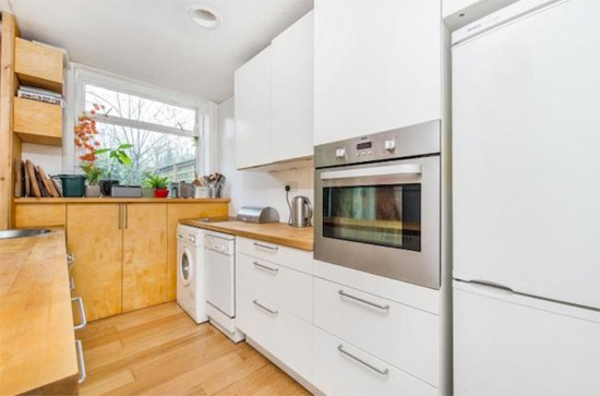 Three-bedroom terraced property in the Chamberlin, Powell and Bon-designed Vanbrugh Park Estate, London SE3