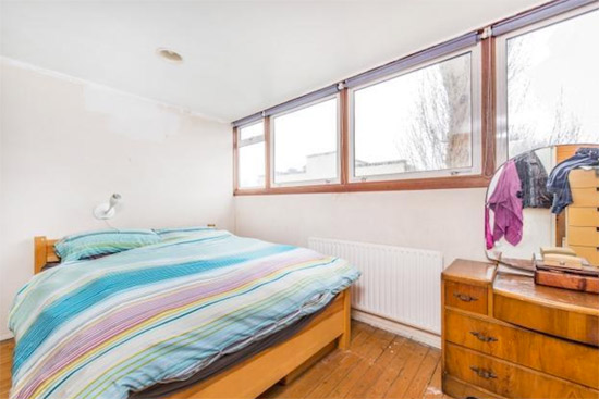 Three-bedroom terraced property in the Chamberlin, Powell and Bon-designed Vanbrugh Park Estate, London SE3