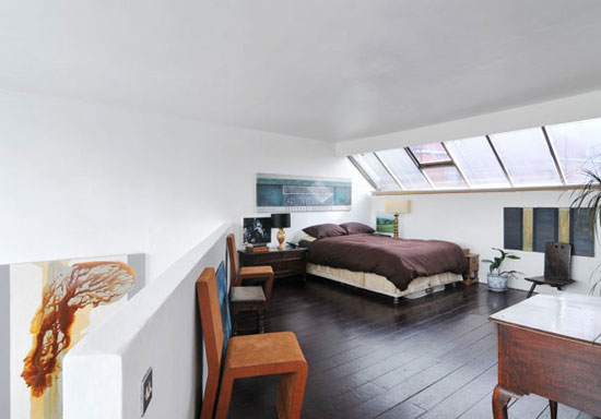 One bedroom duplex apartment in Georgie Wolton-designed Cliff Road Studios, London NW1