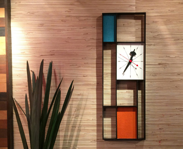 Midcentury-style wall clocks by Jetset Retro