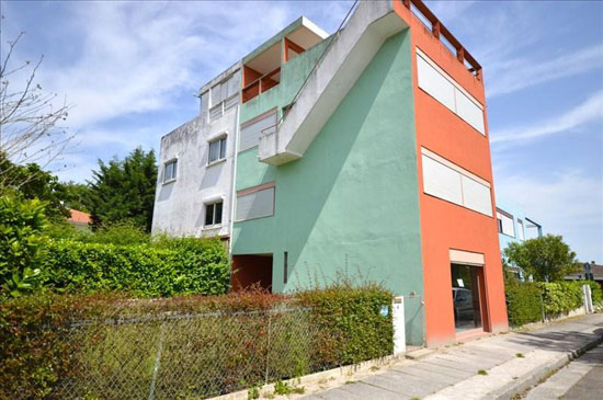 1920s Le Corbusier-designed Cité Frugès property in Pessac, Aquitaine, south-west France