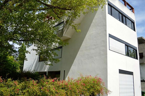 1920s Le Corbusier-designed Cité Frugès property in Pessac, Aquitaine, south-west France