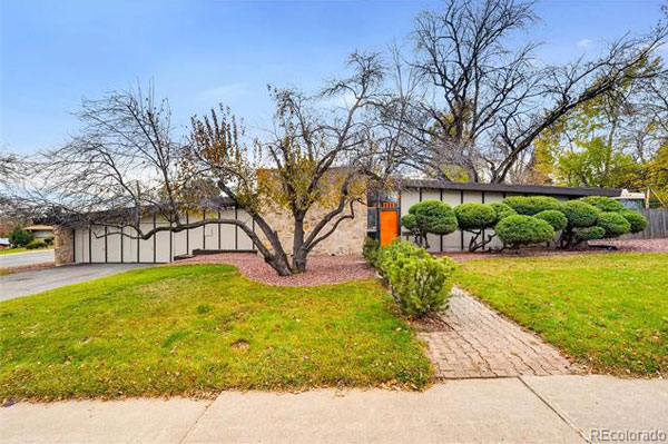 Time capsule for sale: 1950s Edward Hawkins-designed midcentury modern property in Littleton, Colorado, USA