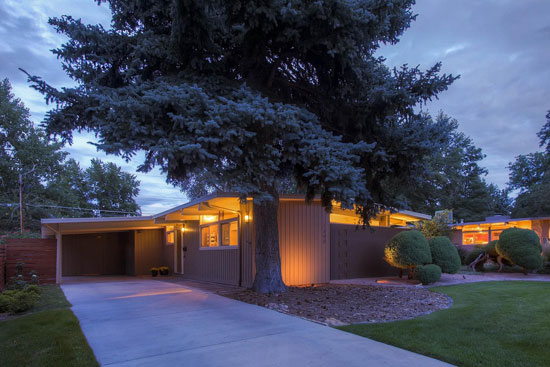 1950s midcentury modern property in Denver, Colorado, USA