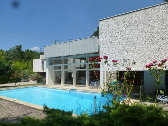 1960s Claude Calmettes-designed modernist property near Valence, south-east France