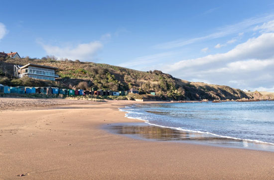 The Pavilion modernist property in Coldingham Bay, Scottish Borders