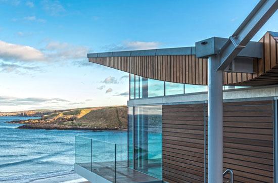 The Pavilion modernist property in Coldingham Bay, Scottish Borders