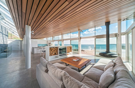 The Pavilion modernist property in Coldingham Bay, Scottish Borders