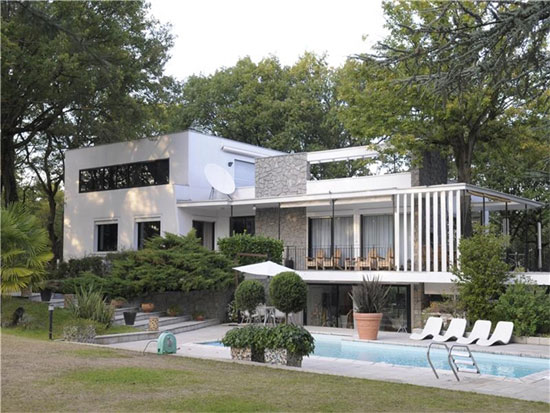 Le Corbusier House in Tassin-la-Demi-Lune, near Lyon, eastern France