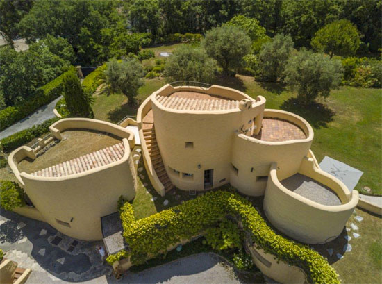 1960s modernist property in Opio, Cote d’Azur, France