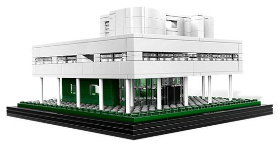 Le Corbusier’s Villa Savoye modernist house Lego Architecture set