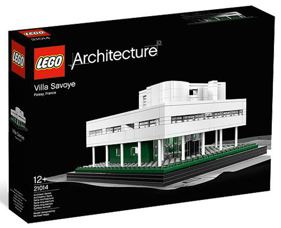 corbusier3 Lego version of the Villa Savoye modernist house by Le Corbusier