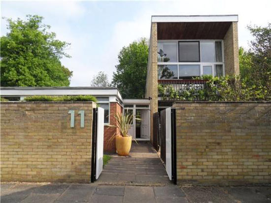 On the market: Four-bedroom 1960s modernist house in the Courtyards development, Cambridge, Cambridgeshire