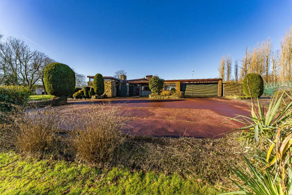 1960s modern house in Croft, Warrington, Cheshire