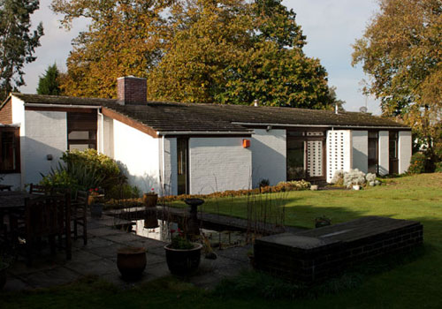 On the market: 1960s Rex Johnson-designed four bedroomed house in Crouch. near Sevenoaks, Kent