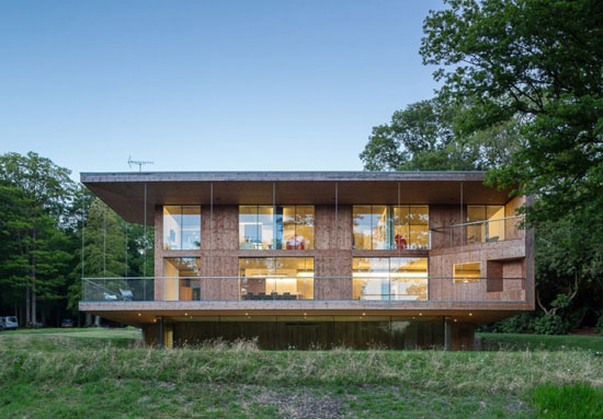 Piers Smerin-designed contemporary modernist property in Crowborough, East Sussex