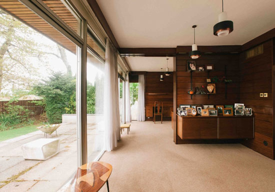 1960s Powell Alport-designed midcentury modern property in Cyncoed, Cardiff, South Wales