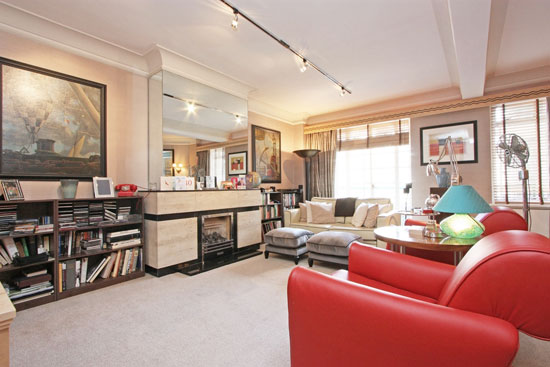 On the market: Apartment in the 1930s grade II-listed moderne Dorset House in London NW1