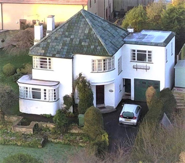 1930s art deco house in Dursley, Gloucestershire