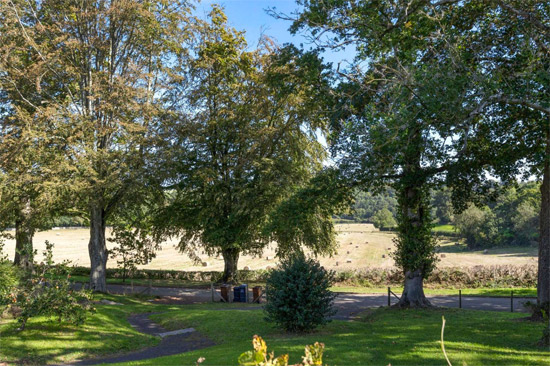 1930s William Lescaze modern houses in Dartington Hall, Totnes, Devon