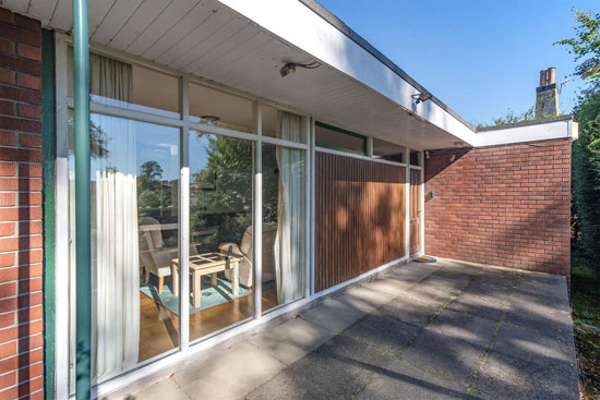 1950s midcentury modern house in Dollar, Clackmannanshire