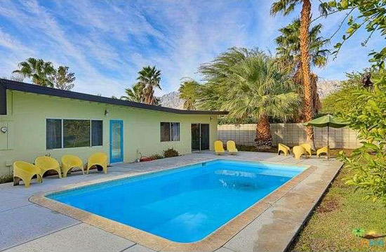 1960s Donald Wexler-designed midcentury modern property in Palm Springs, California, USA