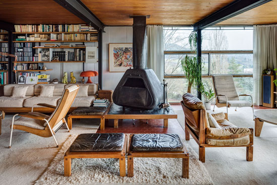 1960s La Maison du Docteur Gauthier by Jean Prouve in Saint-Die-des-Vosges, northeastern France