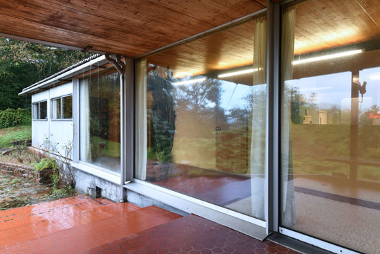 1960s La Maison du Docteur Gauthier by Jean Prouve in Saint-Die-des-Vosges, northeastern France