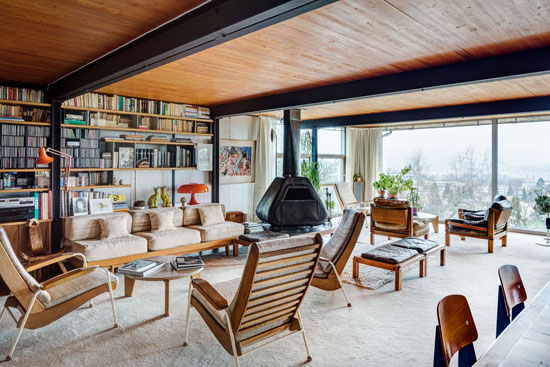 1960s La Maison du Docteur Gauthier by Jean Prouve in Saint-Die-des-Vosges, northeastern France