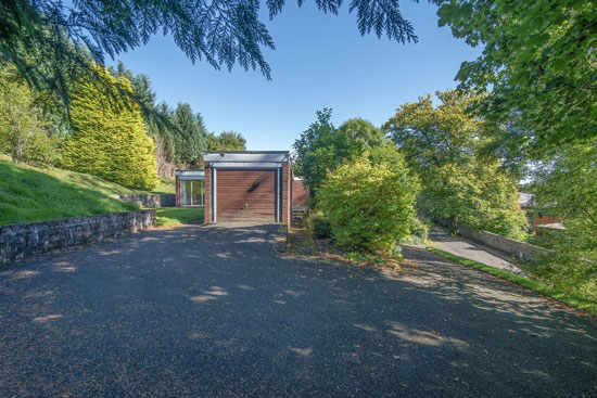 1950s midcentury modern house in Dollar, Clackmannanshire
