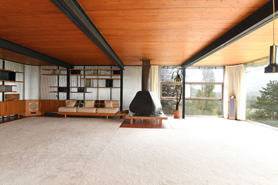 1960s La Maison du Docteur Gauthier by Jean Prouve in Saint-Die-des-Vosges, northeastern France