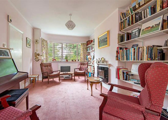 1930s semi-detached art deco-style property in Belsize Park, London NW3