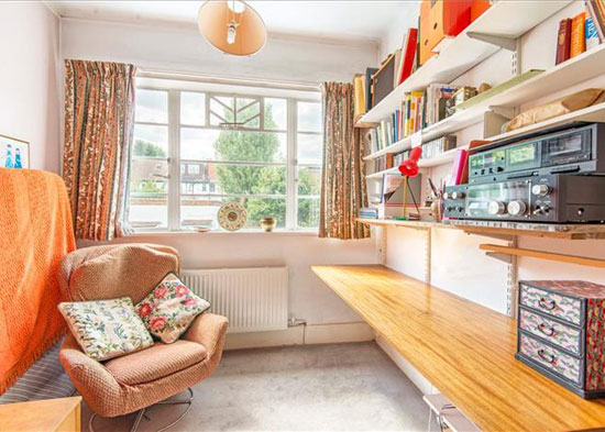 1930s semi-detached art deco-style property in Belsize Park, London NW3