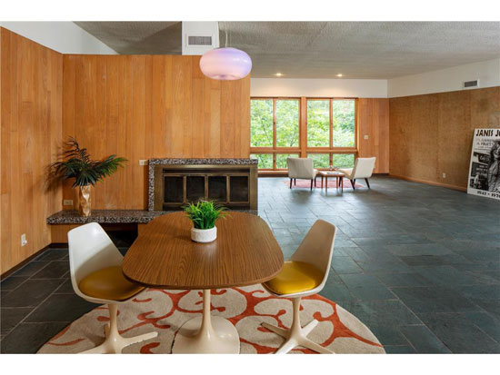 1950s midcentury modern Erickson House in Duluth, Minnesota, USA