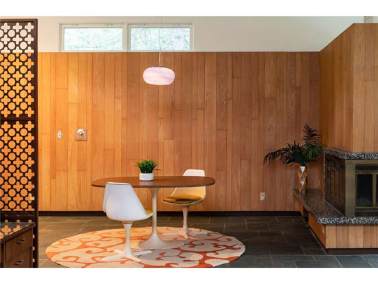 1950s midcentury modern Erickson House in Duluth, Minnesota, USA