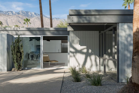 1950s Donald Wexler-designed midcentury property in Palm Springs, California, USA