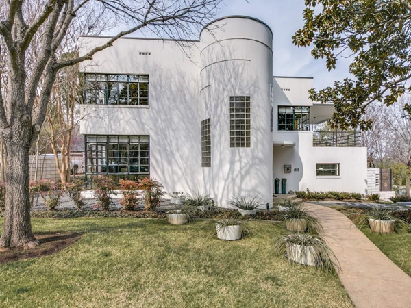 1930s modern movement property in Dallas, Texas, USA