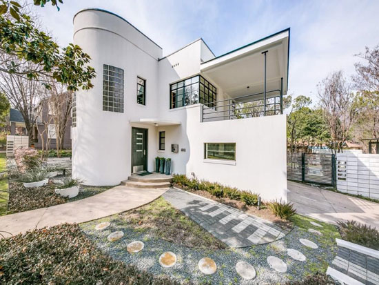 1930s modern movement property in Dallas, Texas, USA