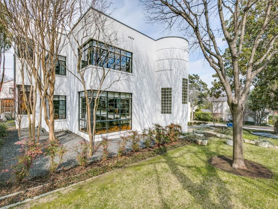 1930s modern movement property in Dallas, Texas, USA