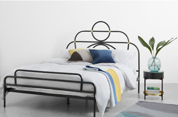 Anthea art deco-style bed arrives at Made