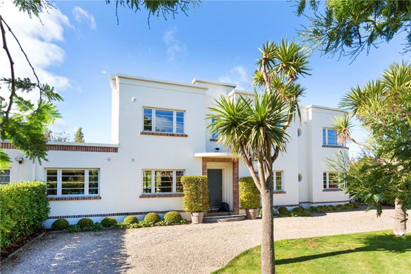 1930s art deco house in Glenageary, near Dublin, Ireland