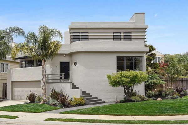 1930s art deco property in Oakland, California, USA