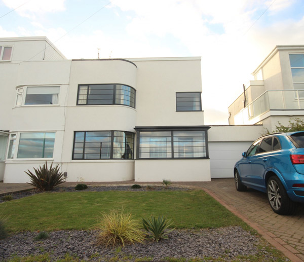 1930s art deco house in Whitley Bay, Tyneside