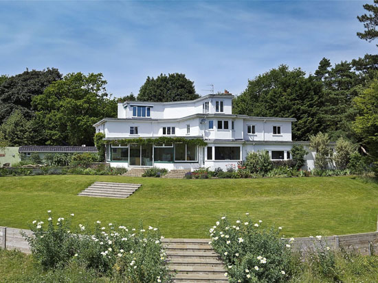 1930s Hilda Mason-designed Kings Knoll art deco property in Woodbridge, Suffolk